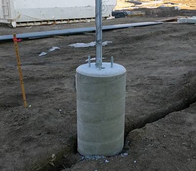 Concrete Light Pole Foundation